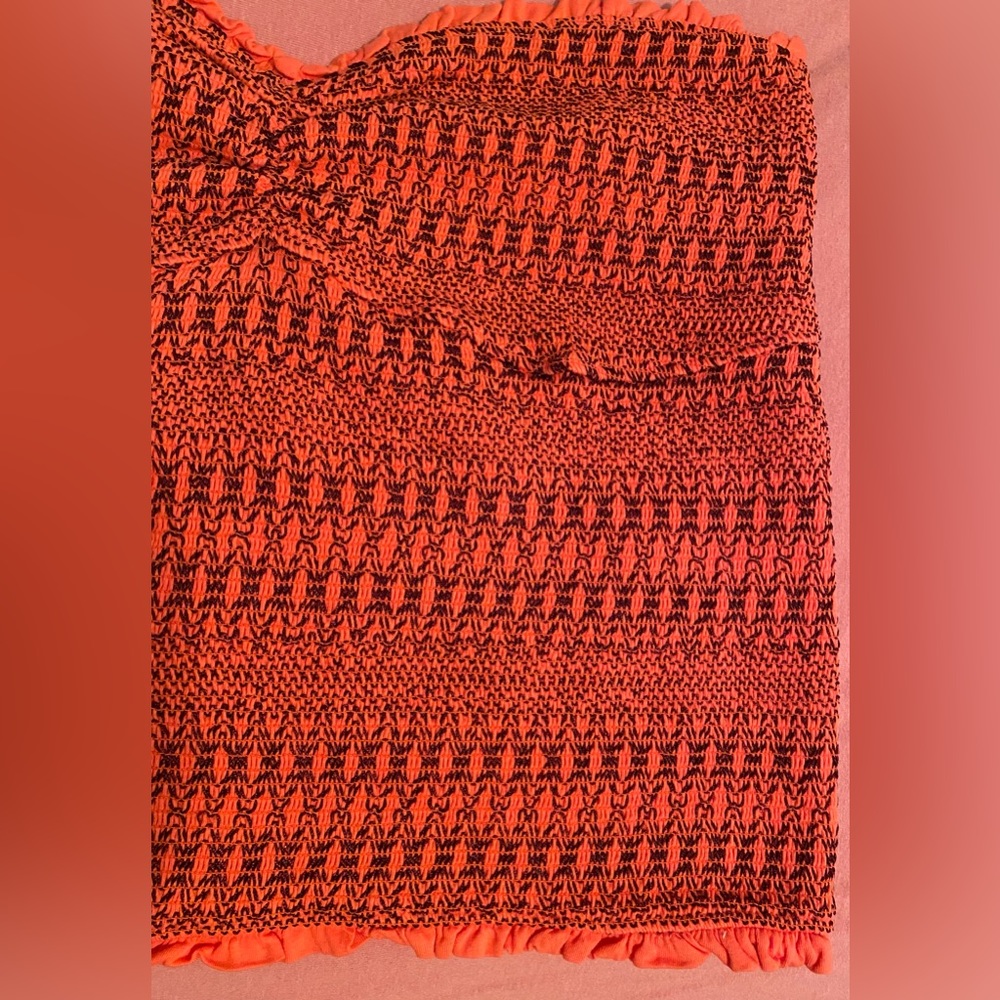 Anthropologie Smocked Sweetheart Tube-Top - Picture 3 of 5